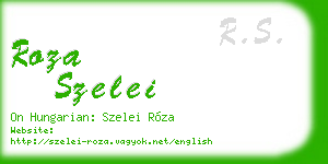 roza szelei business card